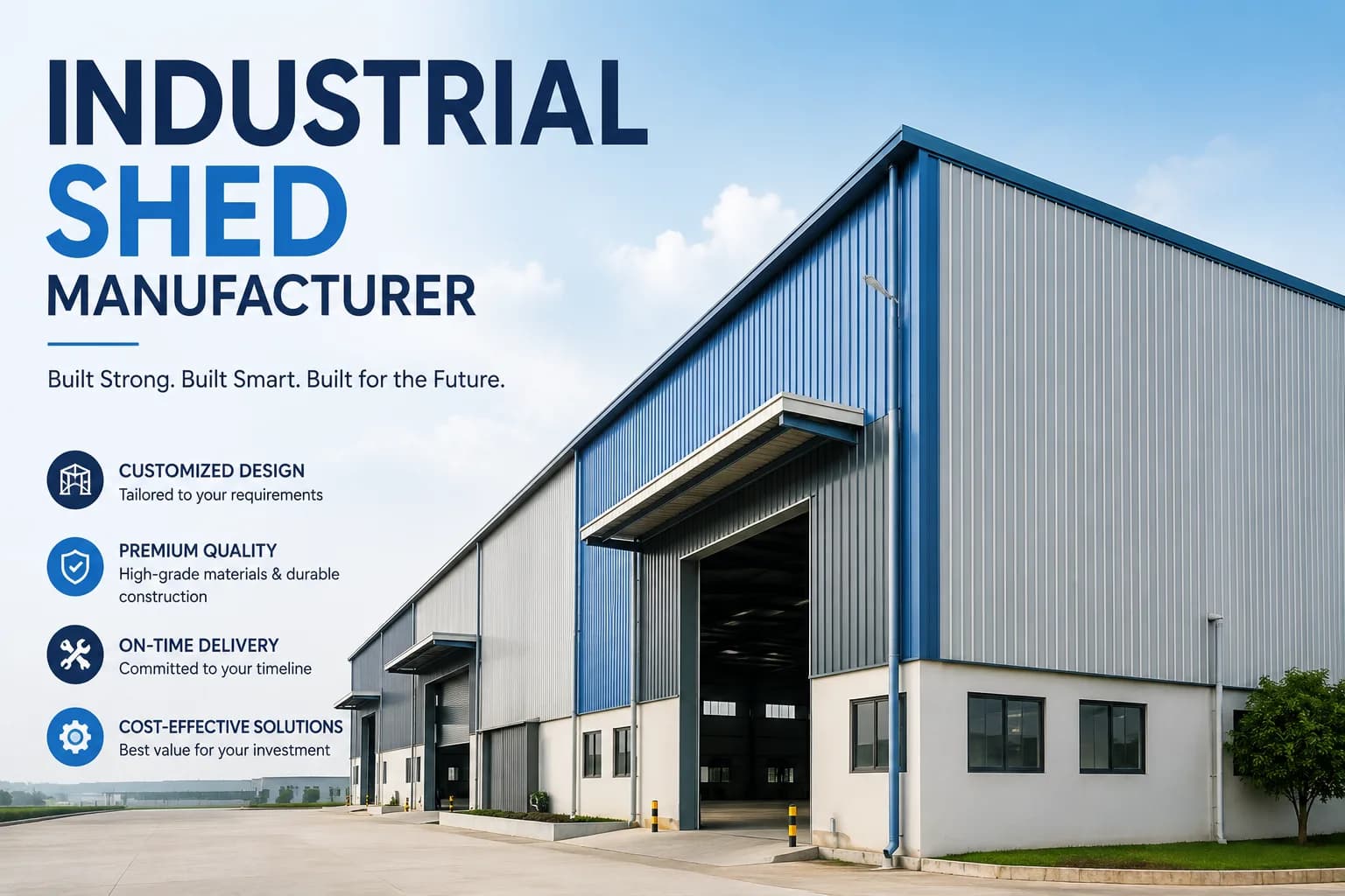 Industrial Shed Manufacturer – Invogue Building Systems | Durable & Custom-Built Steel Sheds