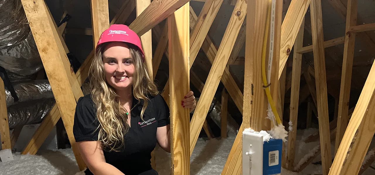 Take Home Insulation Removal in Gulf Shores Alabama!