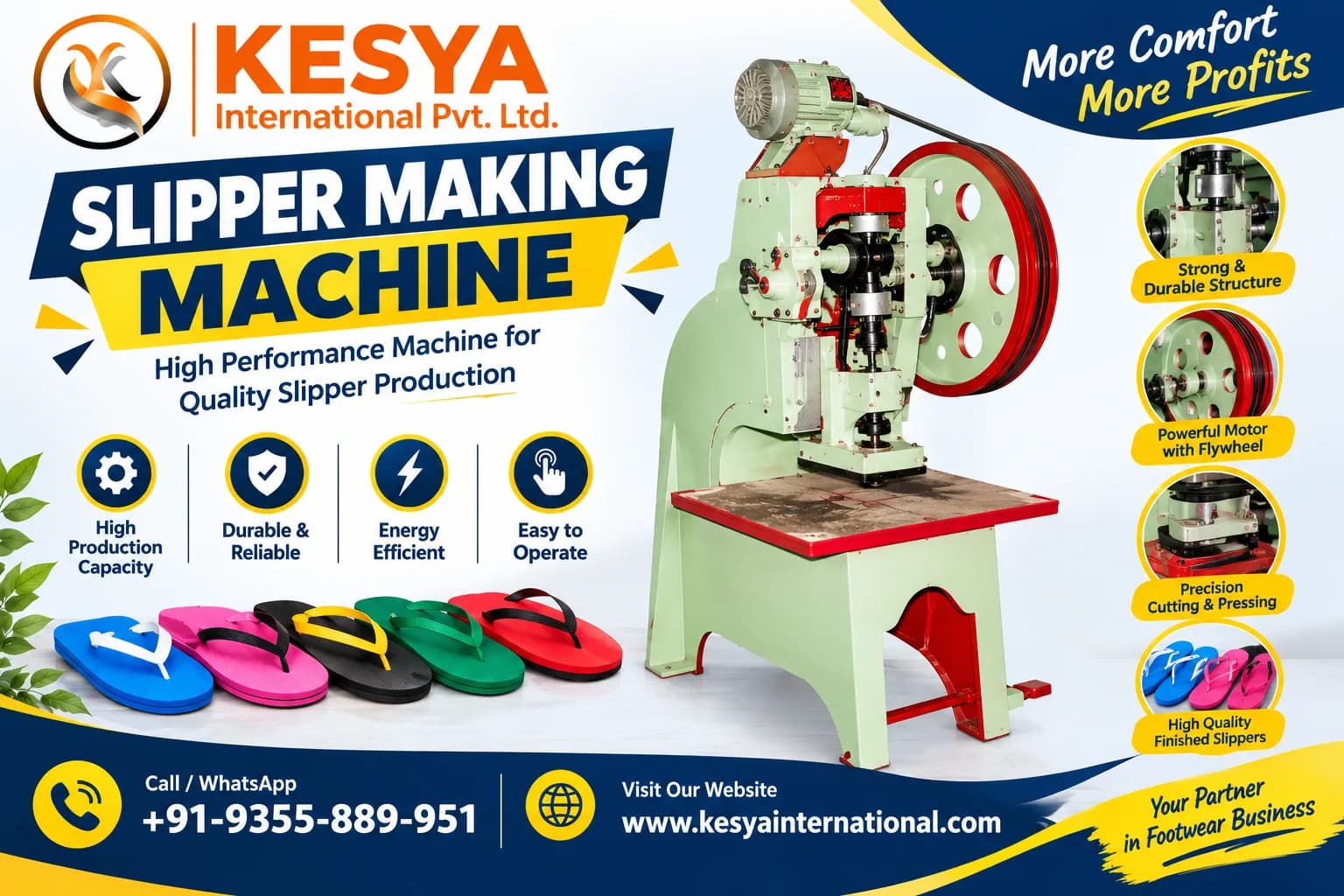 Chappal & slipper making machine | kesya international
