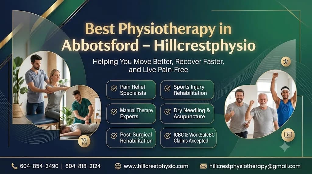 Best Physiotherapy In Abbotsford - Hillcrestphysio