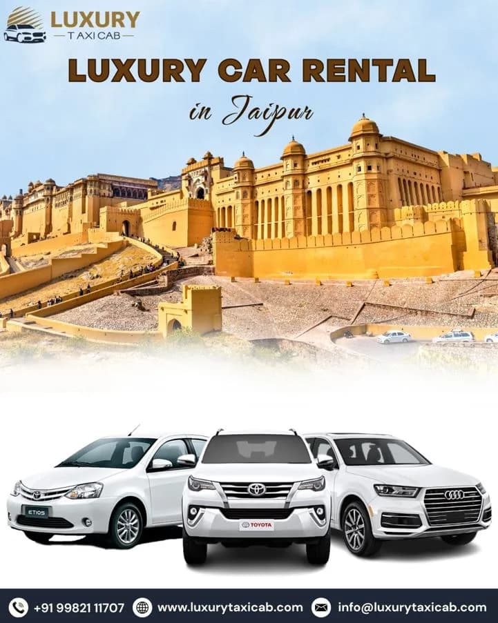 Book Luxury Cab Service in Jaipur Today