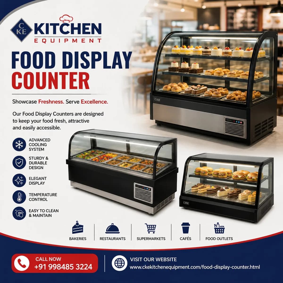 Food Display Counter Manufacturers in Kanpur