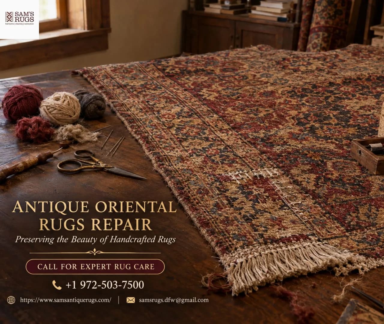 Antique Oriental Rugs Repair | Expert Restoration & Care
