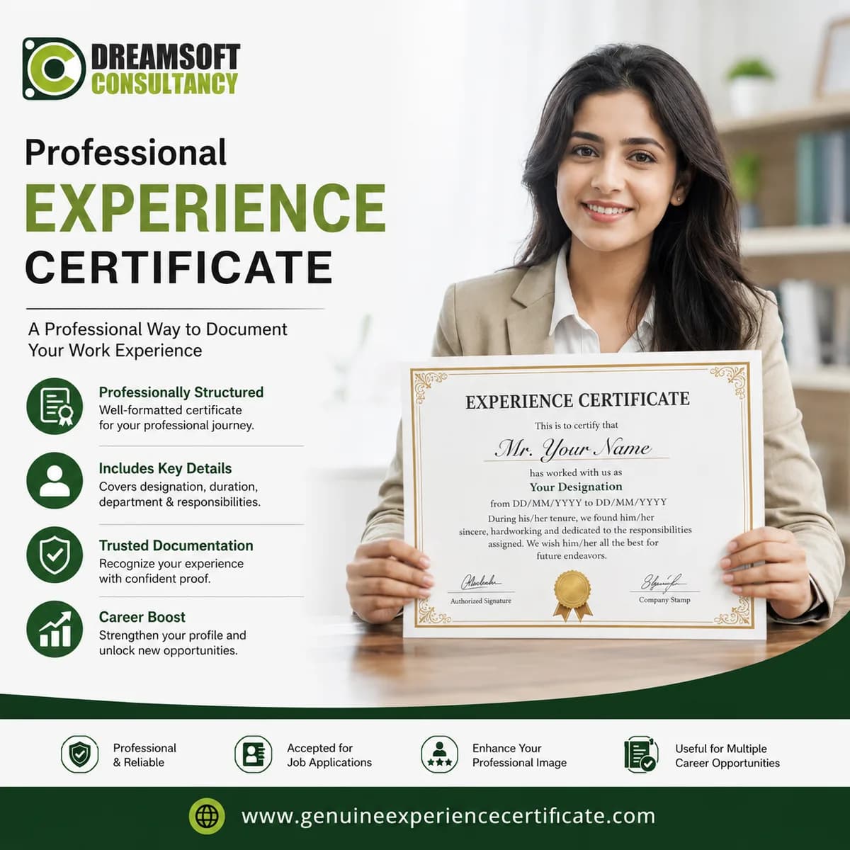 Trusted Experience Certificate Services in Noida