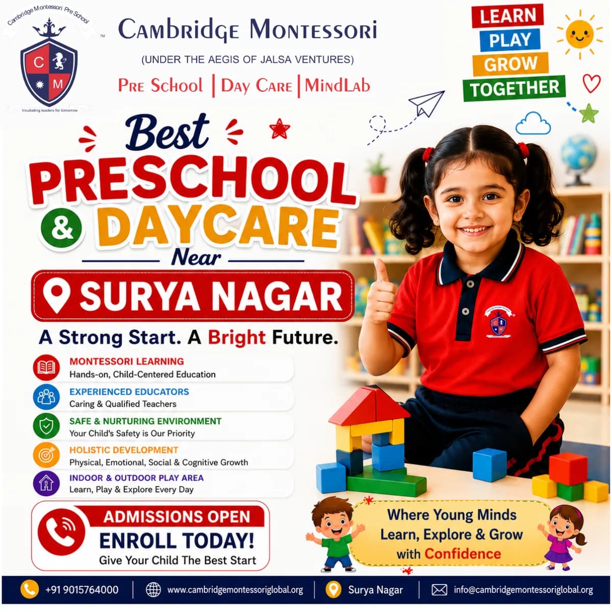 Best Preschool & Daycare Near Surya Nagar