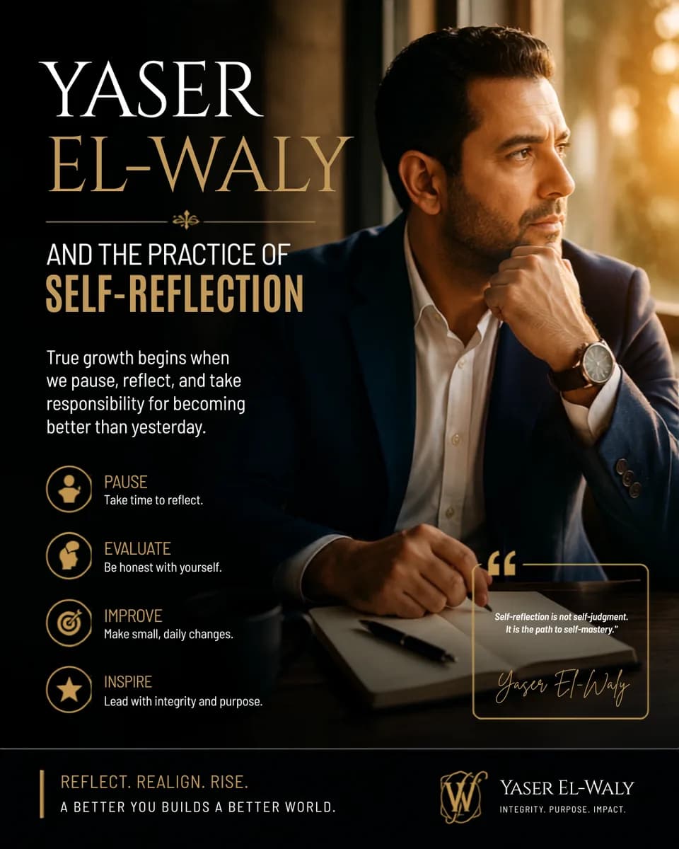 Yaser El-Waly and the Practice of Self-Reflection | Personal Growth