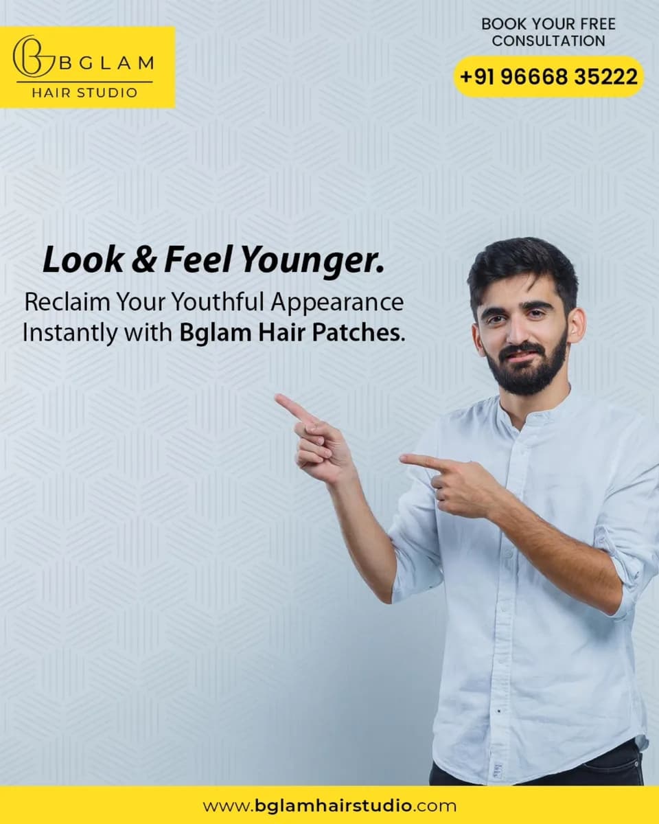 Hair Patch for Men in Bangalore | Non-Surgical Hair Replacement