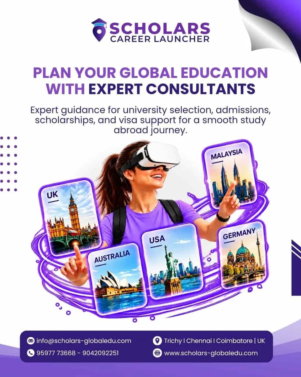 Plan Your Global Education with Expert Study Abroad Consultants