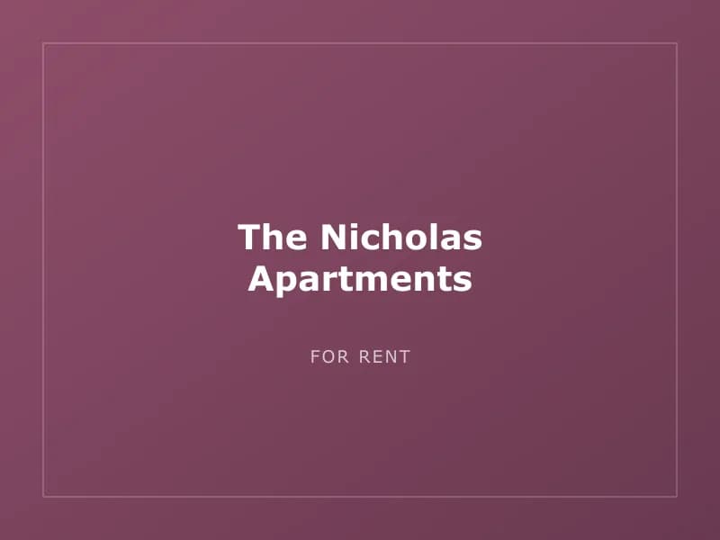 The Nicholas Apartments