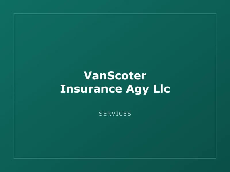 VanScoter Insurance Agy Llc