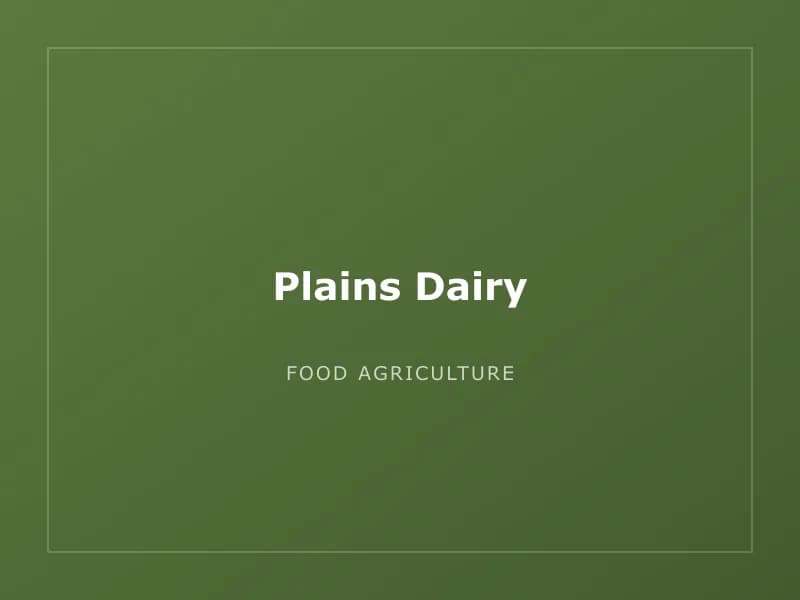 Plains Dairy